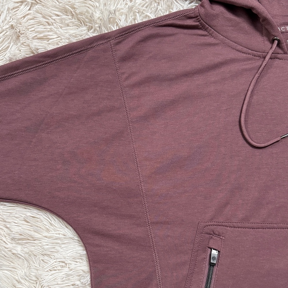🎉HP🎉 Nine West Active Long Sleeve Hoodie Top 💗Maroon - Picture 5 of 13